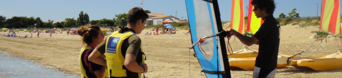 Cours de planche à voile au CNPA